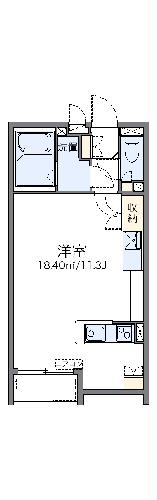 【レオネクストラ　メールの間取り】