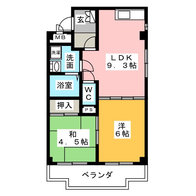 パークヒル新知の間取り