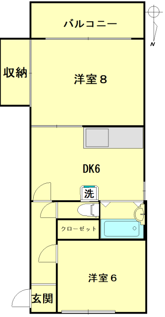 西新宿5マンションの間取り写真
