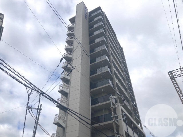 堺市北区中百舌鳥町のマンションの建物外観