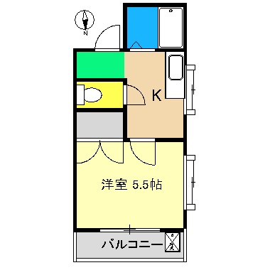 コーポあゆみ IIの間取り