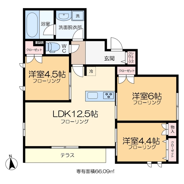 （仮称）東堀切２丁目メゾンの間取り