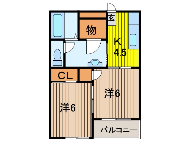 グランドール中島の間取り