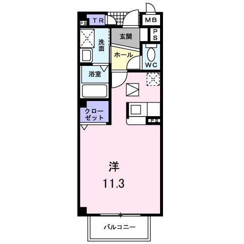 亀山市関町鷲山のアパートの間取り