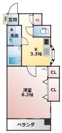 リューレント久米・の間取り