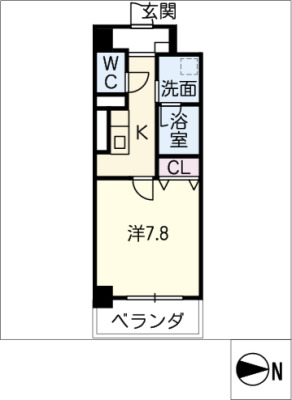 ルシェル大曽根の間取り