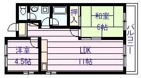 【メゾン大邦国分の間取り】