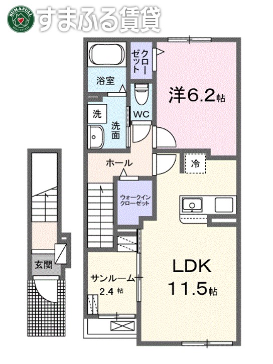 アヴニールの間取り