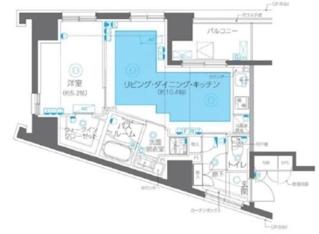 【ZOOM方南町の間取り】