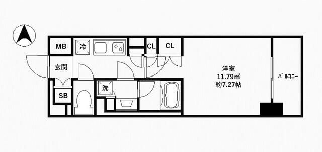 ＴＦレジデンス川崎殿町ＥＡＳＴの間取り