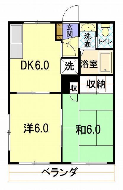 岩永ハイツの間取り