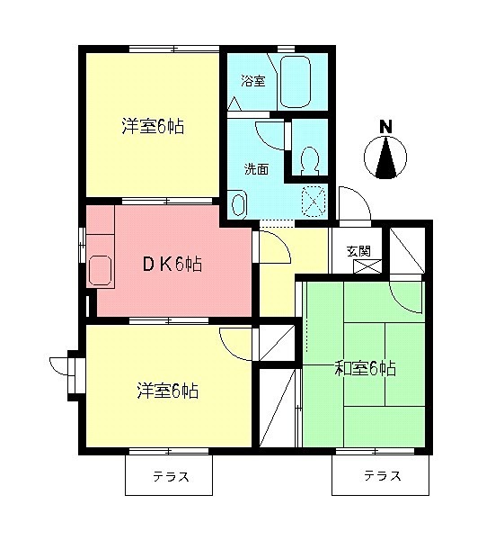 グリーンハイツの間取り