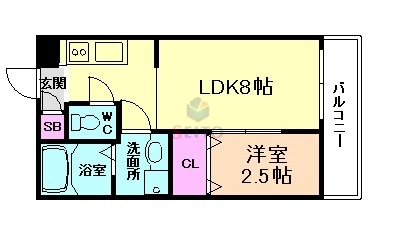 【ワコーレヴィータ豊中曽根東町の間取り】