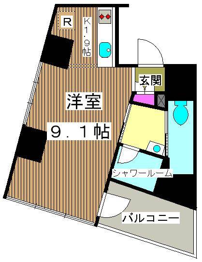 エスティメゾン板橋Ｃ６の間取り