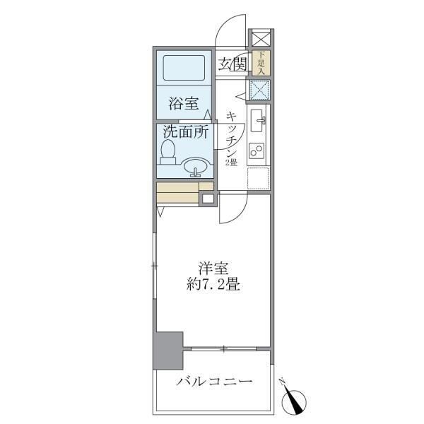 レジデンシア麻布十番の間取り