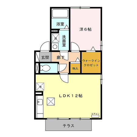 市原市惣社のアパートの間取り