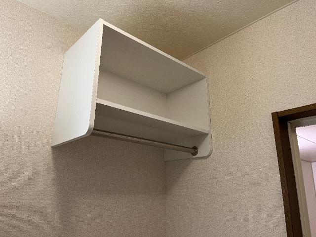 収納　洗濯上部収納