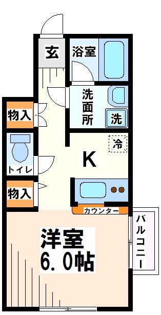 ガーネットハイツの間取り