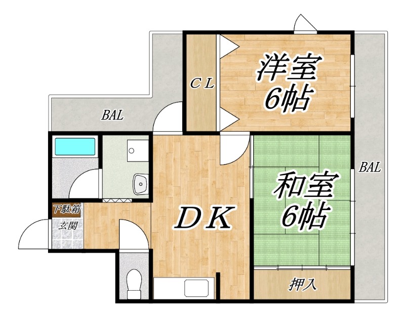 ベルドミール今川の間取り