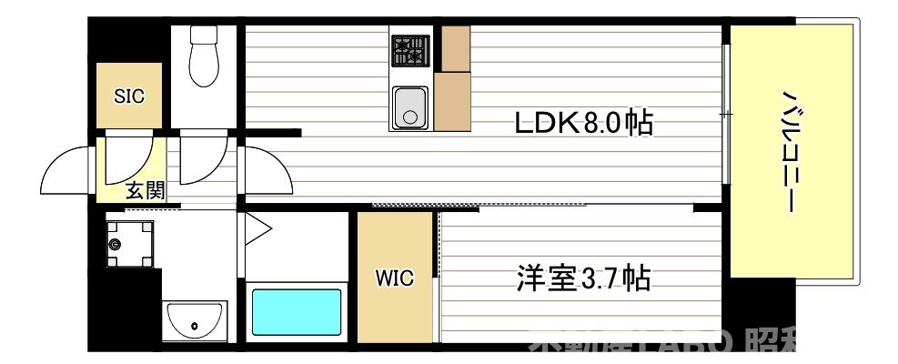 Luxe住吉公園の間取り