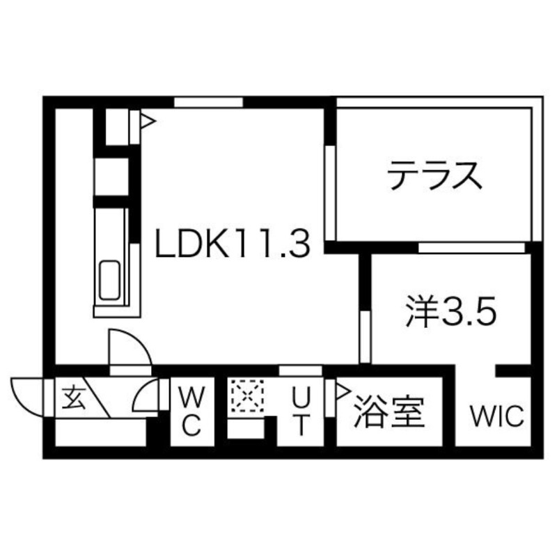 ｃａｓａＡＴ平岸２ｎｄの間取り