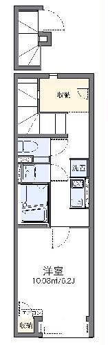 名古屋市緑区梅里のアパートの間取り