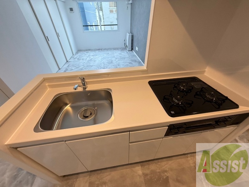 キッチン　システムキッチンなので、すぐお料理に使えます！