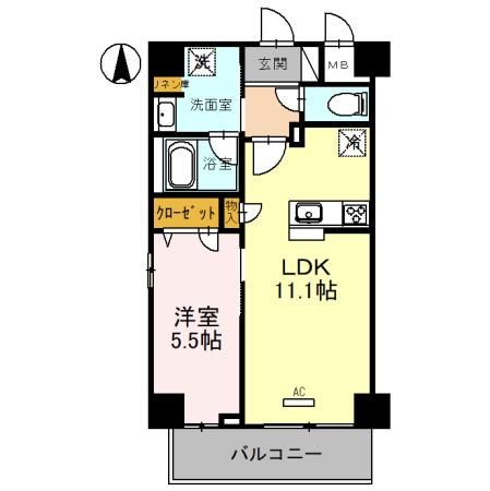 HABITAT平野（ハビタットヒラノ）の間取り