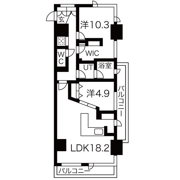 AREX丸の内の間取り