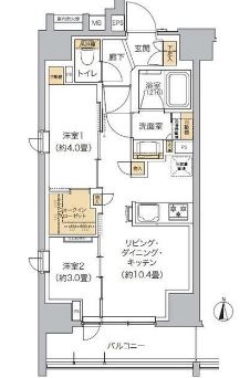 リビオメゾン東池袋の間取り