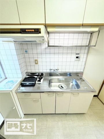 【ホワイトマンションのキッチン】