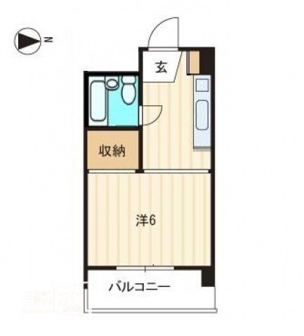 【ホワイトマンションの間取り】