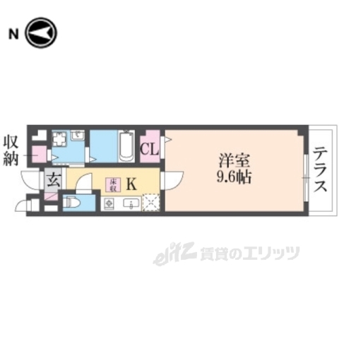 セイバリースクエアＡの間取り