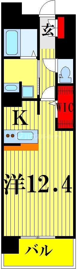 【足立区新田のマンションの間取り】