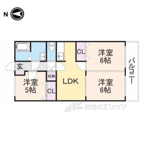 マンションエトワールの間取り