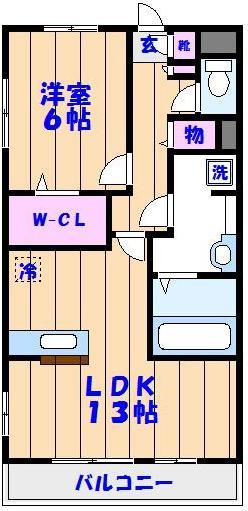 エクセル西船橋IIの間取り