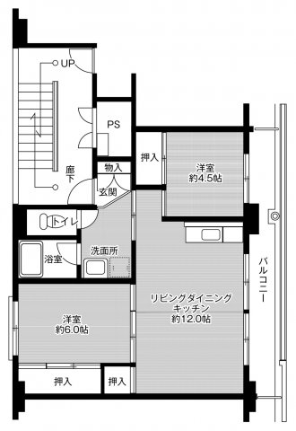 ビレッジハウス瀬高の間取り