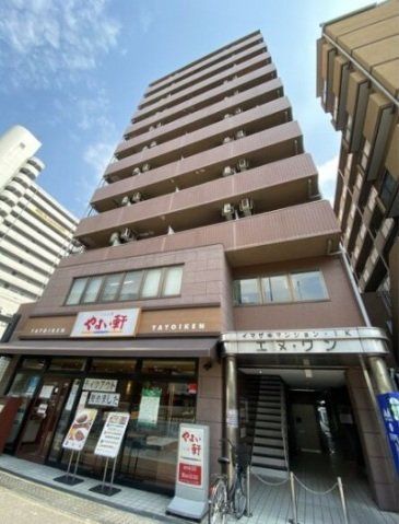 【東大阪市長田中のマンションの建物外観】