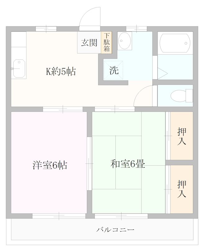 ホワイトシティ新井の間取り