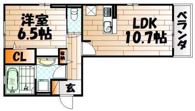 D-room柳町の間取り