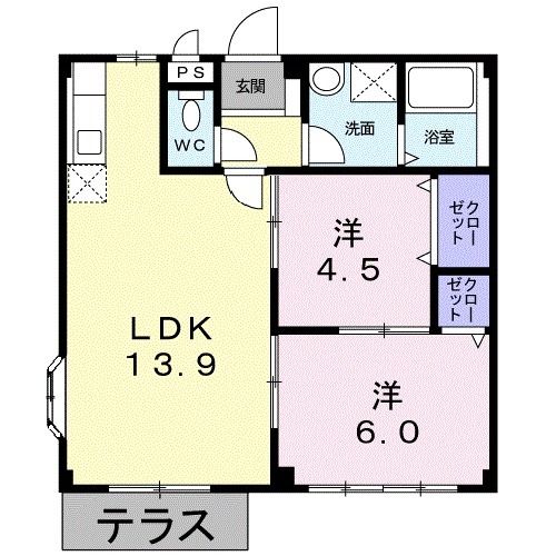 プレジデントハイツ近藤（Ａ）の間取り