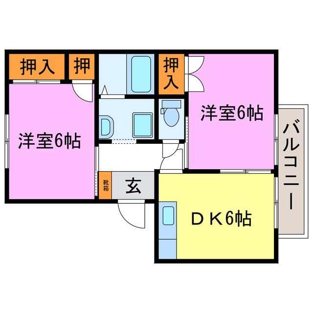 来夢2番館の間取り