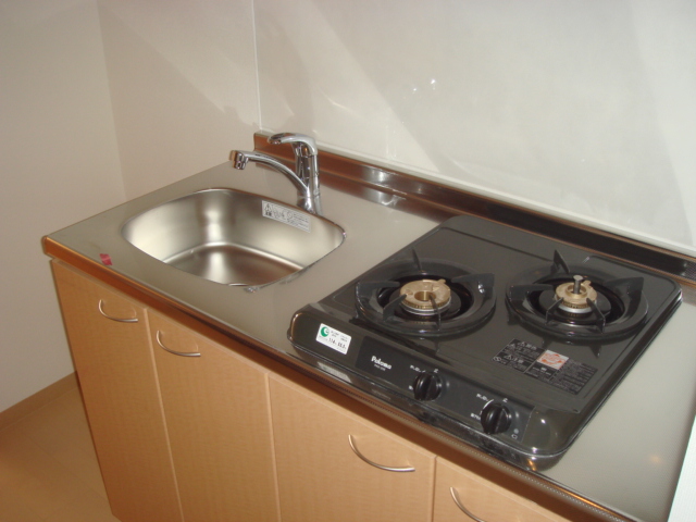 キッチン　２口ガスコンロ付システムキッチン