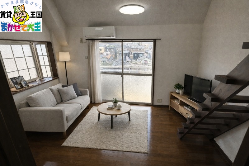 居室・リビング　家具・インテリアはＣＧです