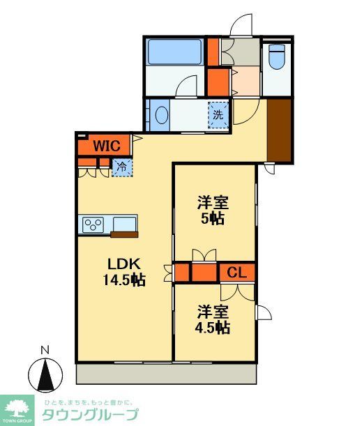 クレストの間取り