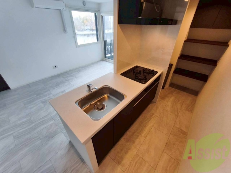 キッチン　システムキッチンなので、すぐお料理に使えます！