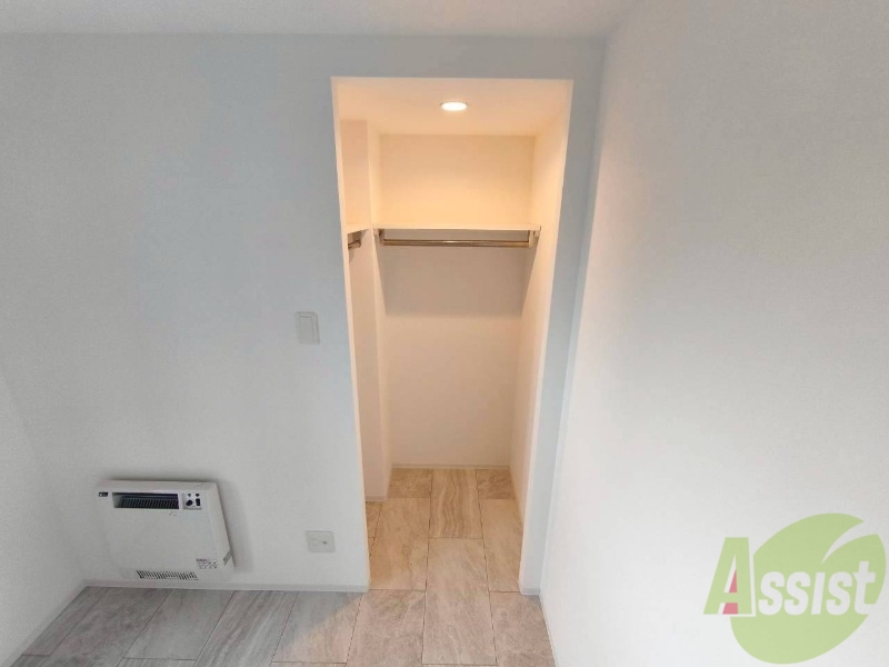 収納　洋室にはクローゼットがあるのですっきり片付きそうです。