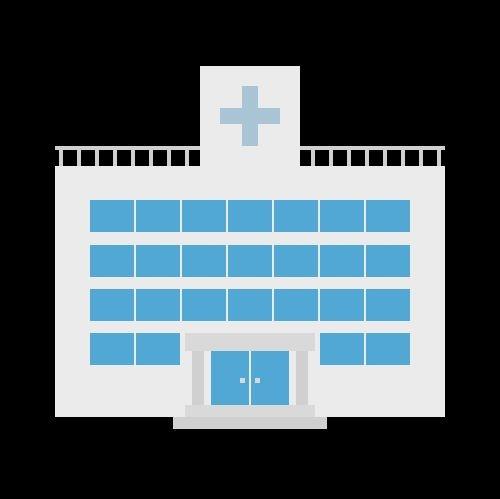 病院　八家病院（病院）まで1900m
