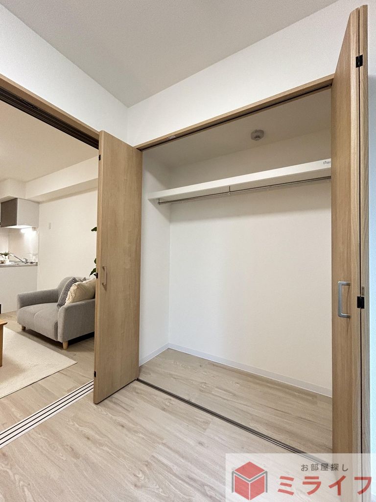 収納　モデルルーム使用（家具家電は設置されません）