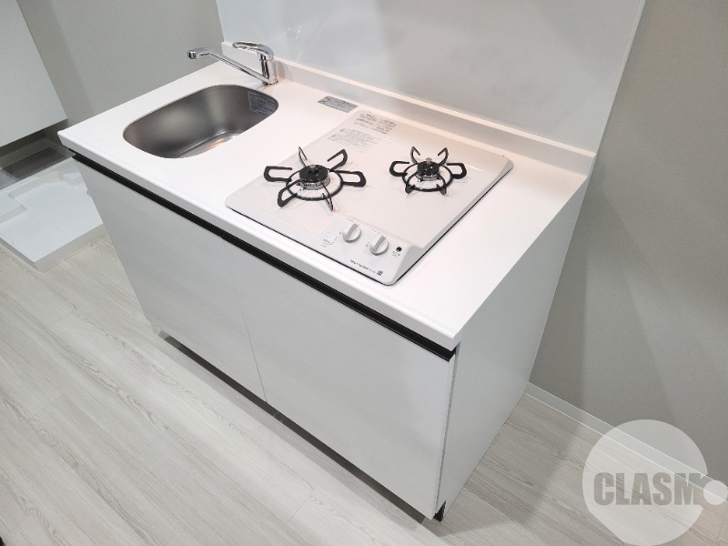 キッチン　２口コンロのシステムキッチン♪